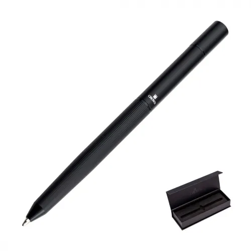 CANETA CROWN BLACK LAPIS ESF PRETA- KIT-DI10011KT