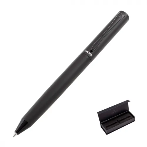 CANETA CROWN BLACK SENIOR ESF PRETA-DI10012