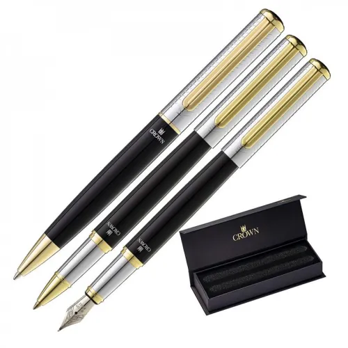 CANETA CROWN REGENT CONJ ESF + ROL + TINT- KIT-DI99422KT
