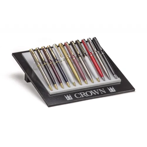 DISPLAY BANDEJA CROWN 12 CANETAS-EXPCBAND-PAI