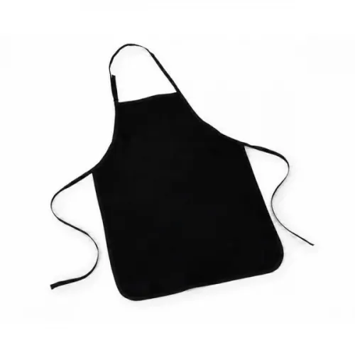 AVENTAL EM BRIM MISTO - PRETO-AV-00201
