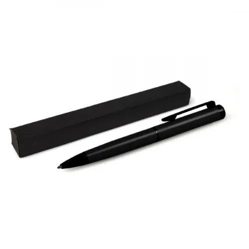 CANETA ESFEROGRÁFICA EM ALUMÍNIO - PRETA-CE-88001