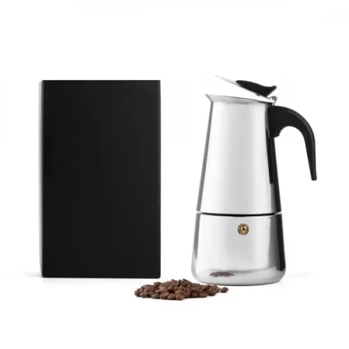 CAFETEIRA ITALIANA EM AÇO INOX - 350 ML-IG-00320