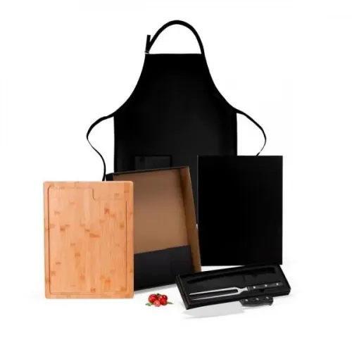 KIT PREMIUM PARA CHURRASCO - 4 PÇS-KT-90558