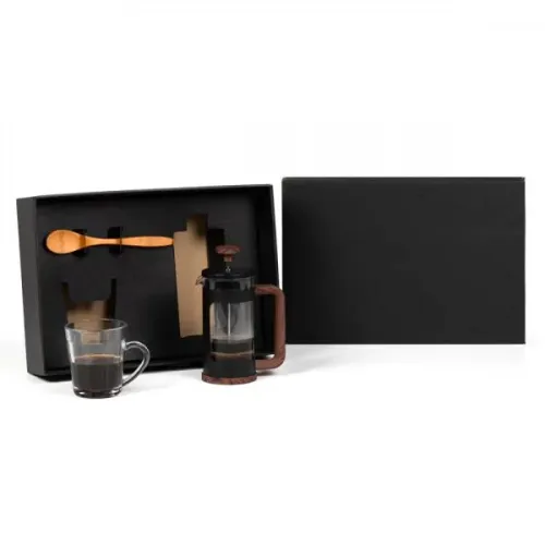 KIT PARA CAFÉ COM PRENSA FRANCESA - 3 PÇS-KT-90571