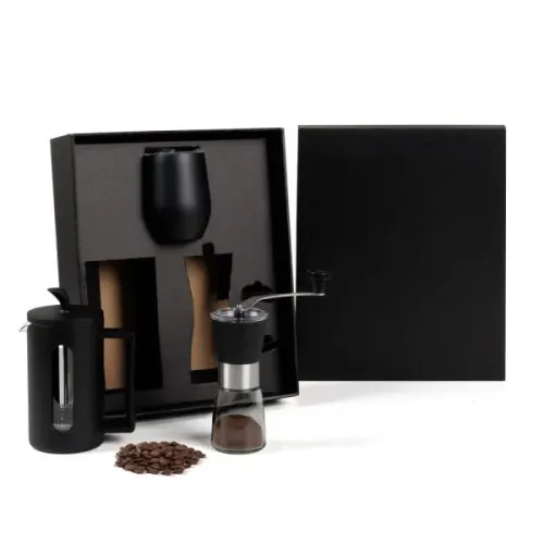 KIT CAFETEIRA, MOEDOR E COPO TÉRMICO - 3 PÇS-KT-90575