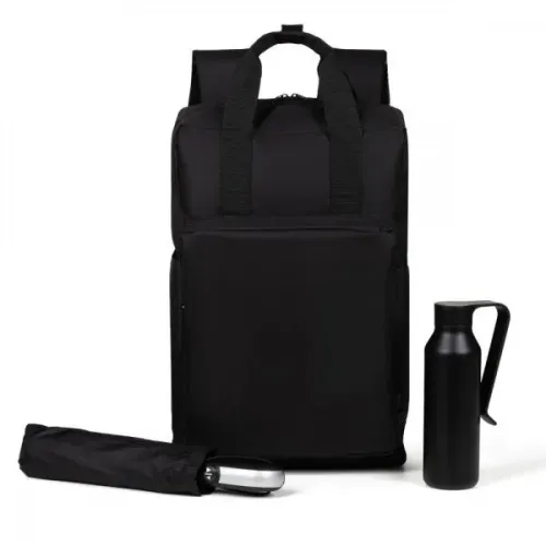KIT MOCHILA, GARRAFA E GUARDA-CHUVA - 3 PÇS-KT-90583