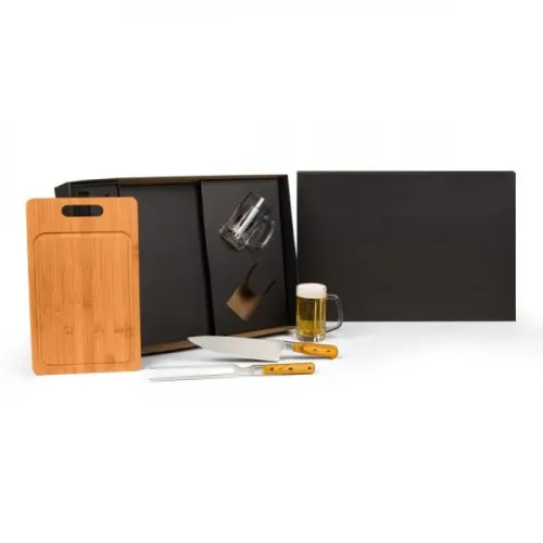 KIT PREMIUM PARA CHURRASCO / CERVEJA - 5 PÇS-KT-90602