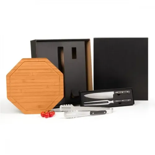 KIT PREMIUM PARA CHURRASCO - 4 PÇS-KT-90605