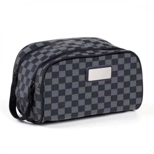 NECESSAIRE EM PVC - XADREZ-MA-09911
