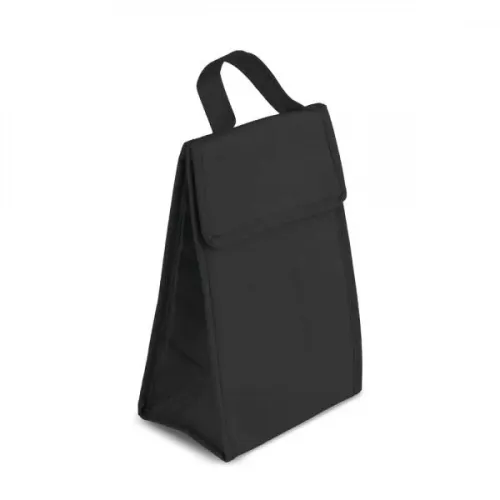 BOLSA TÉRMICA EM TNT 80G/M² - PRETO - 27X17X10,5 CM-MA-15301