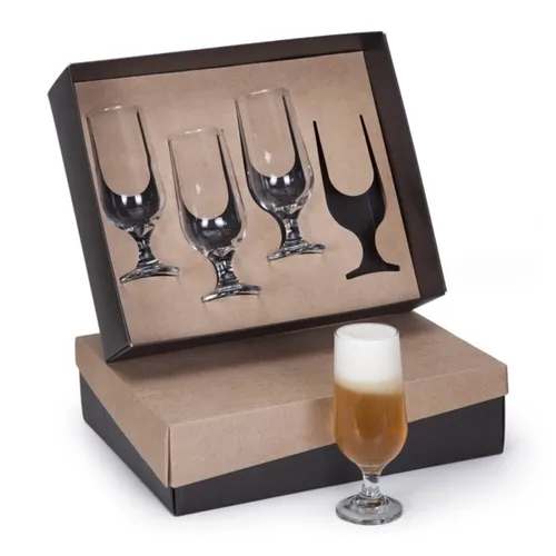  Kit Taças para Cerveja Personalizadas 4 pç -FB-N7732BOX4
