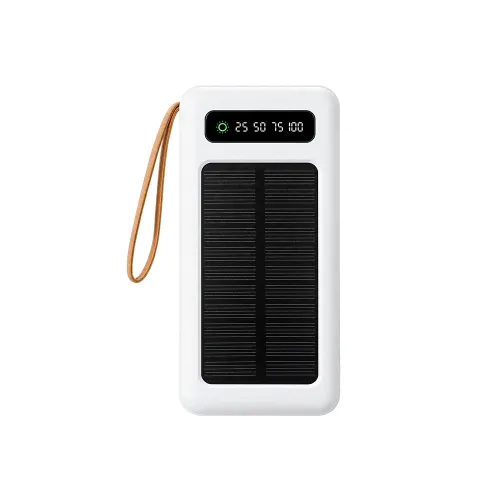 Power Bank Solar 10.000mAh com Lanterna e Multissaídas-09578