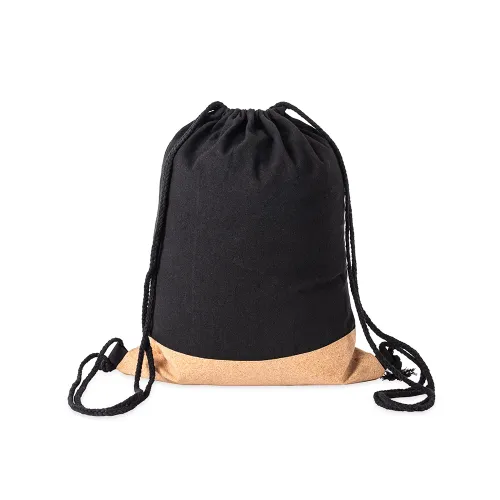 Mochila Saco de Lona e Cortiça-19282