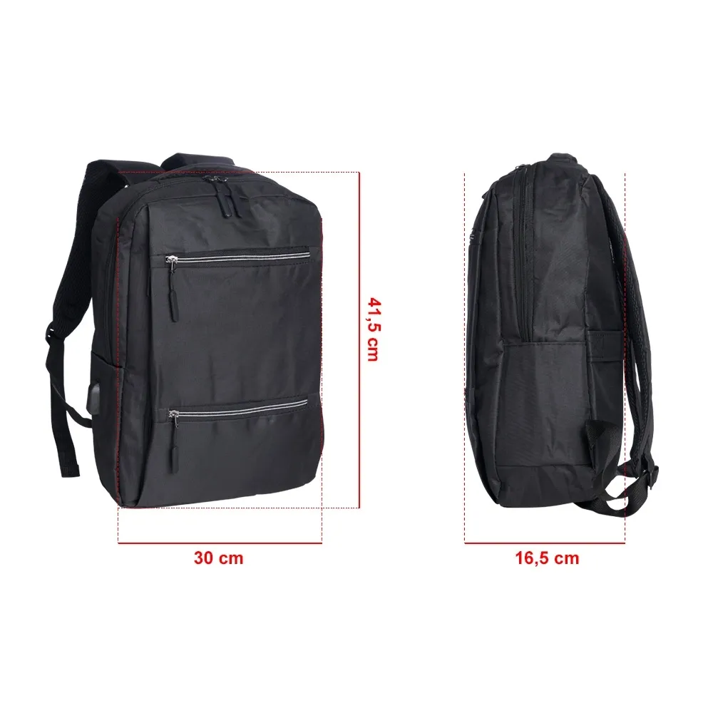 Mochila de Nylon USB 20L -01318