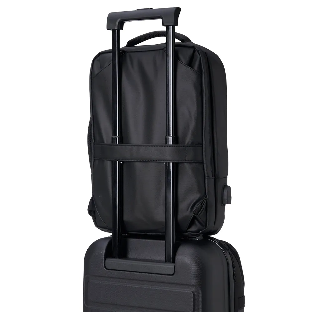 Mochila Couro Sintético USB 17 Litros-01901B
