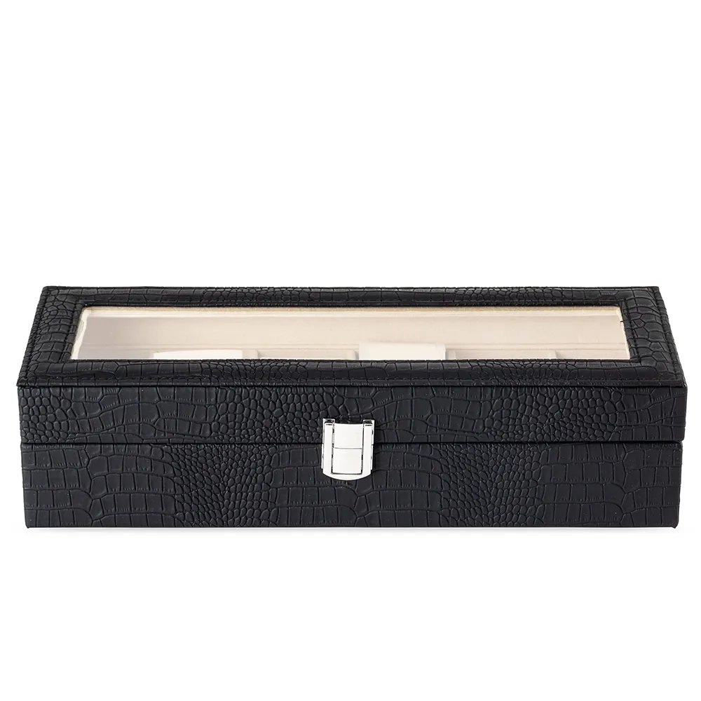 Porta-Relógios com 6 Divisórias-02007