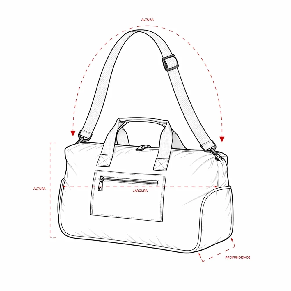 Bolsa Esportiva de Poliéster 29L