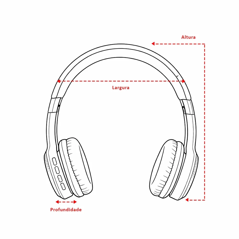 Fone de Ouvido Bluetooth