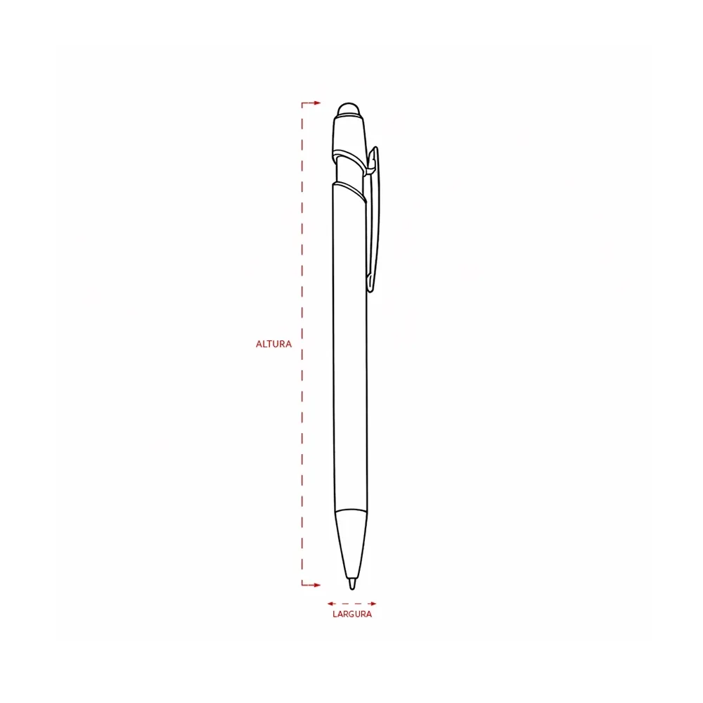 Caneta Metal Touch