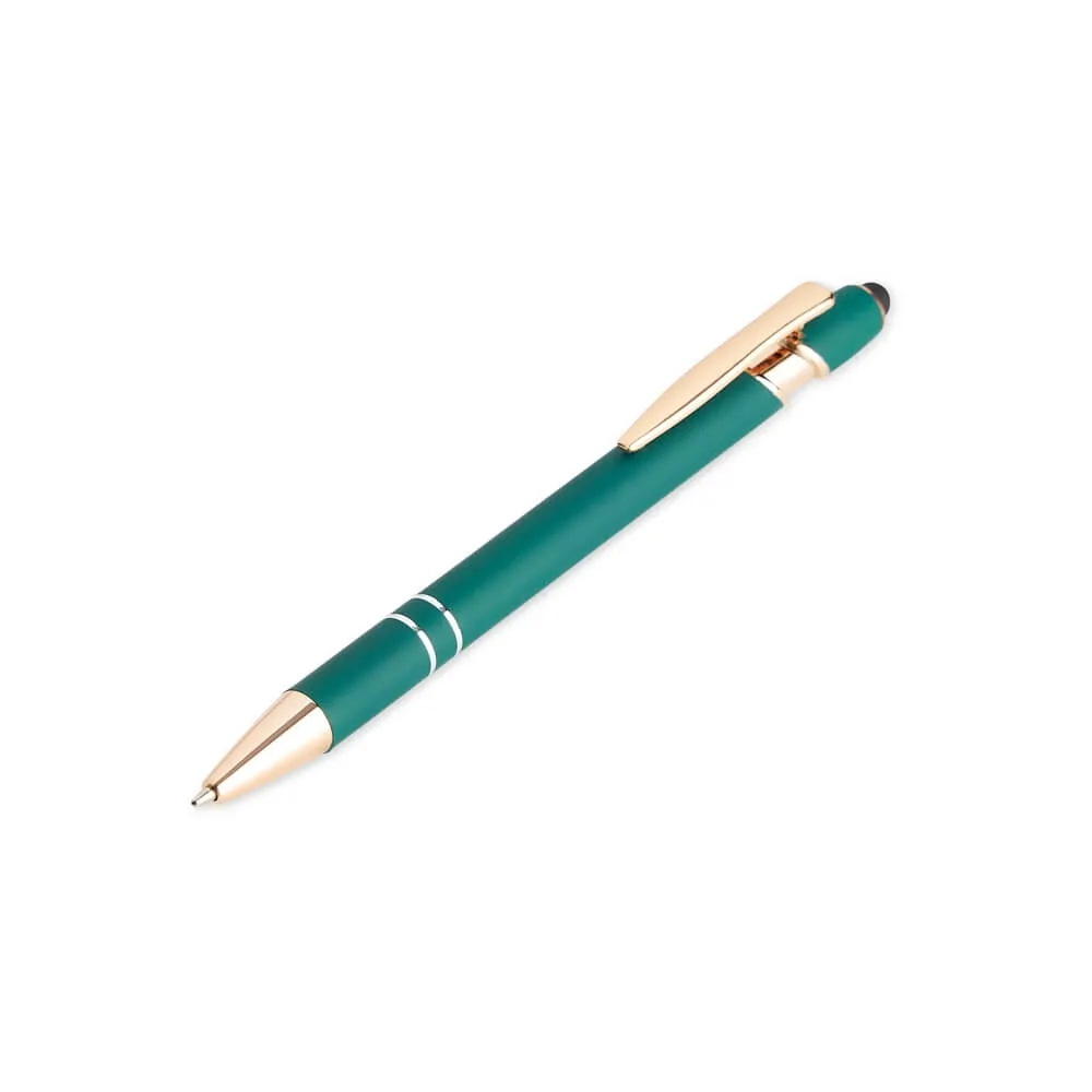 Caneta Touch de Metal com Dourado