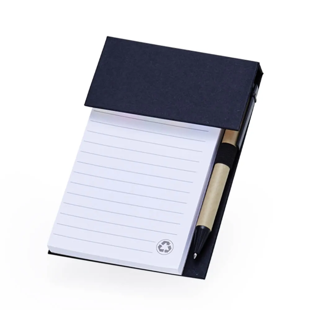 Bloco de Anotações Ecológico com Caneta