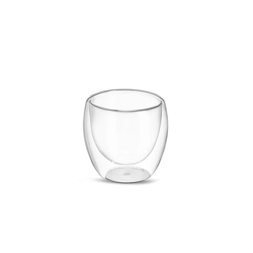 Copo Vidro Parede Dupla 160ml-06096