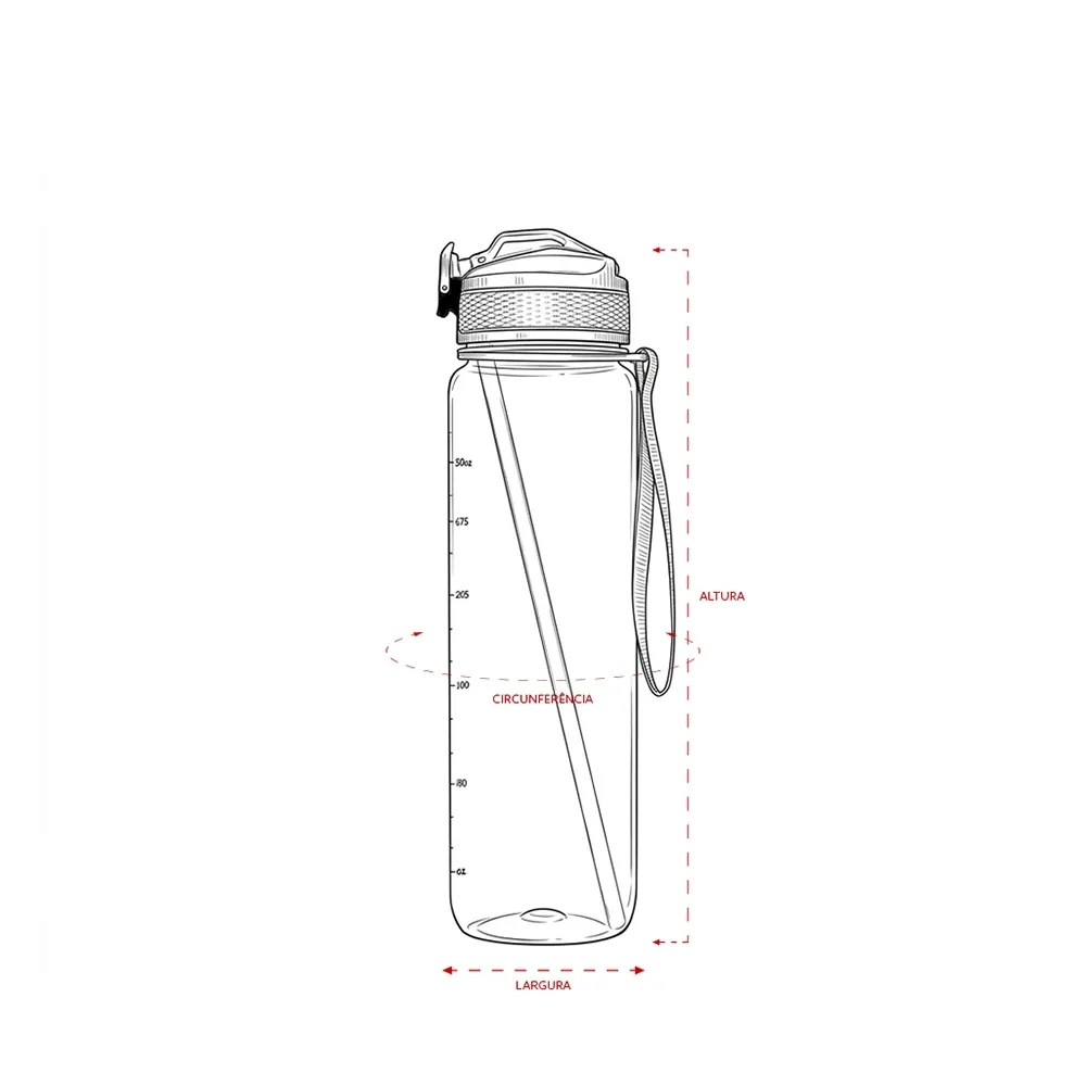 Squeeze Plástico 1,05L
