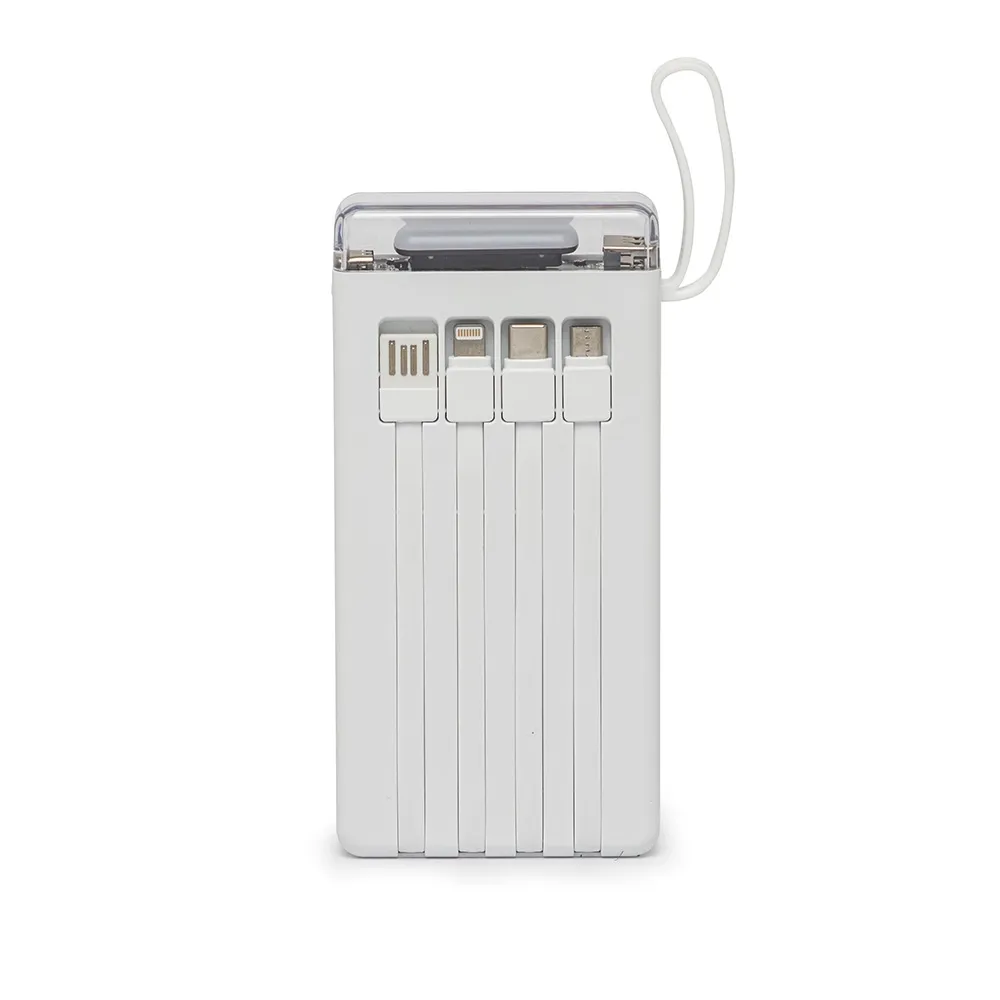 Power Bank 10.000mAh com Lanterna e Multissaídas