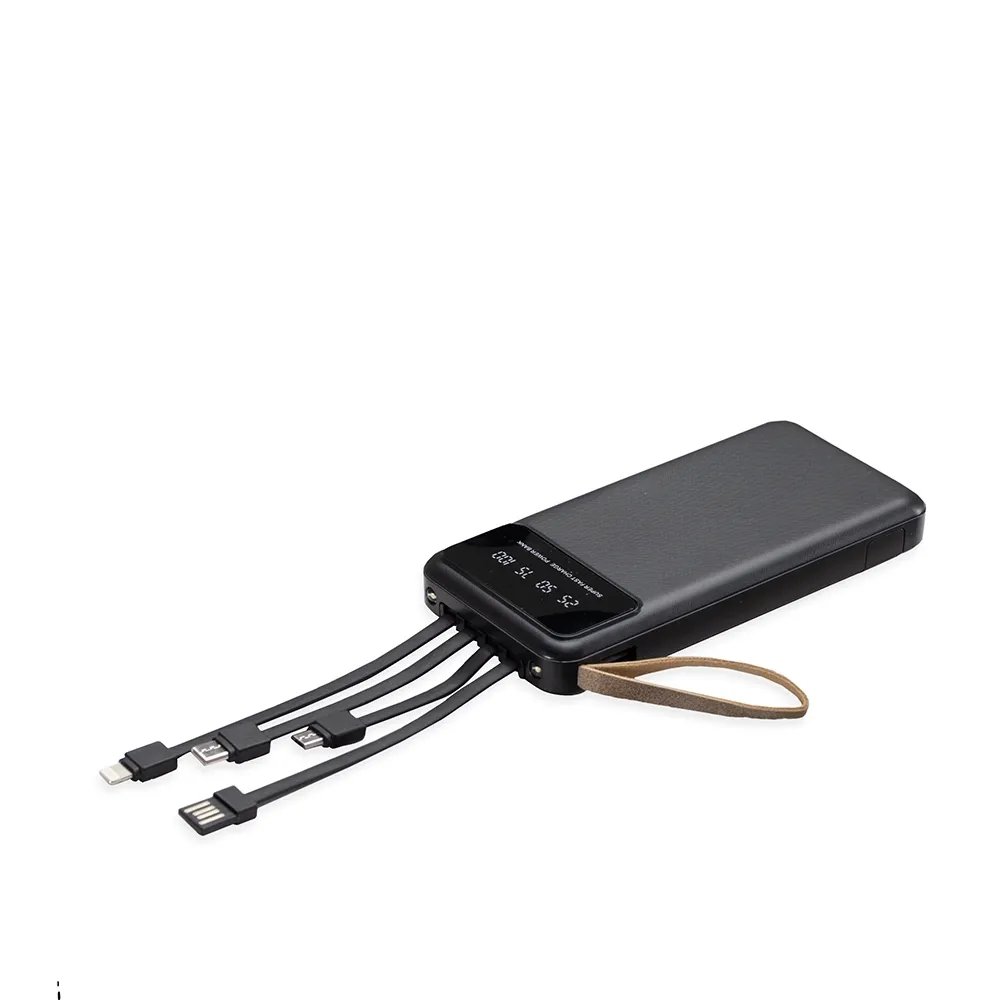 Power Bank 10.000mAh com Lanterna e Multissaídas