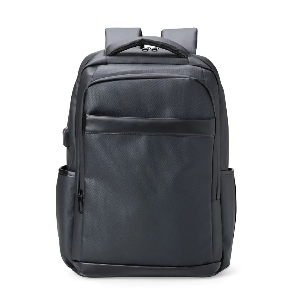 Mochila Couro Sintético USB 21 Litros