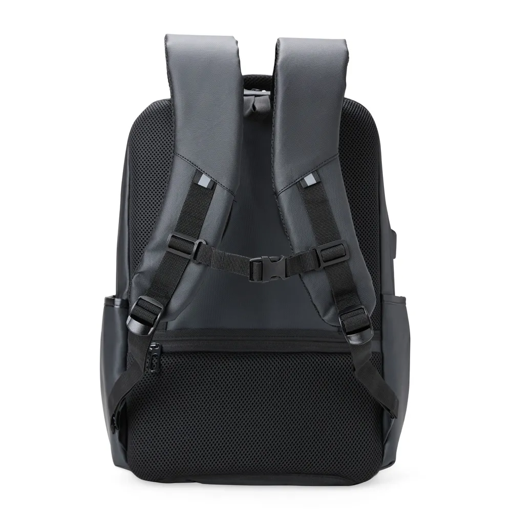 Mochila Couro Sintético USB 21 Litros