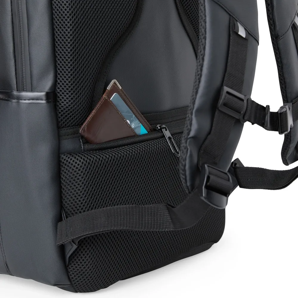 Mochila Couro Sintético USB 21 Litros