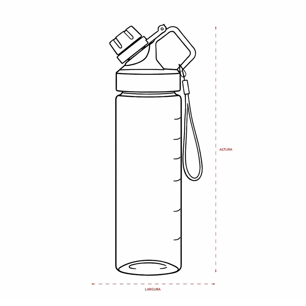 Squeeze Plástico 750ml