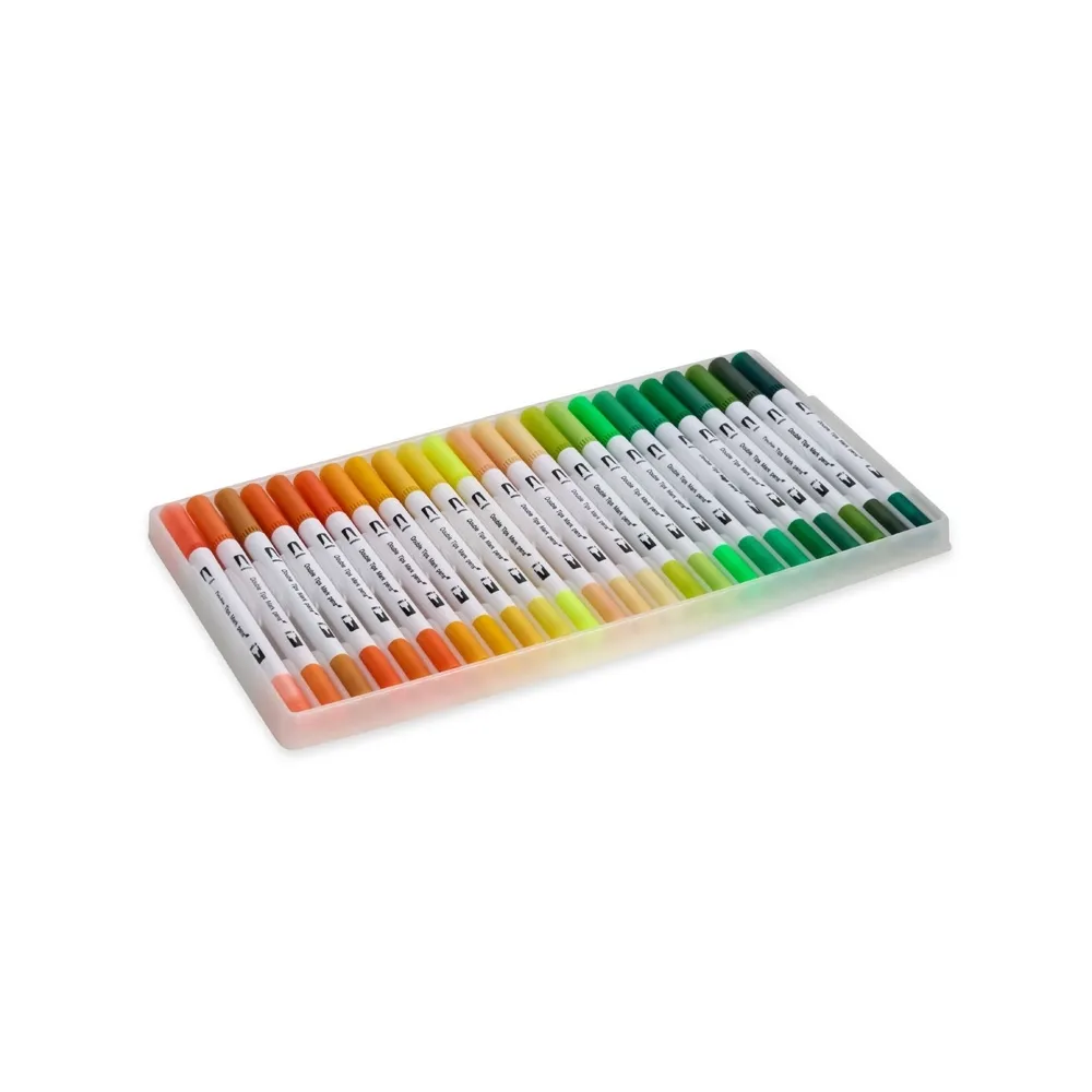 Kit Canetinhas Ponta Dupla 72 Cores