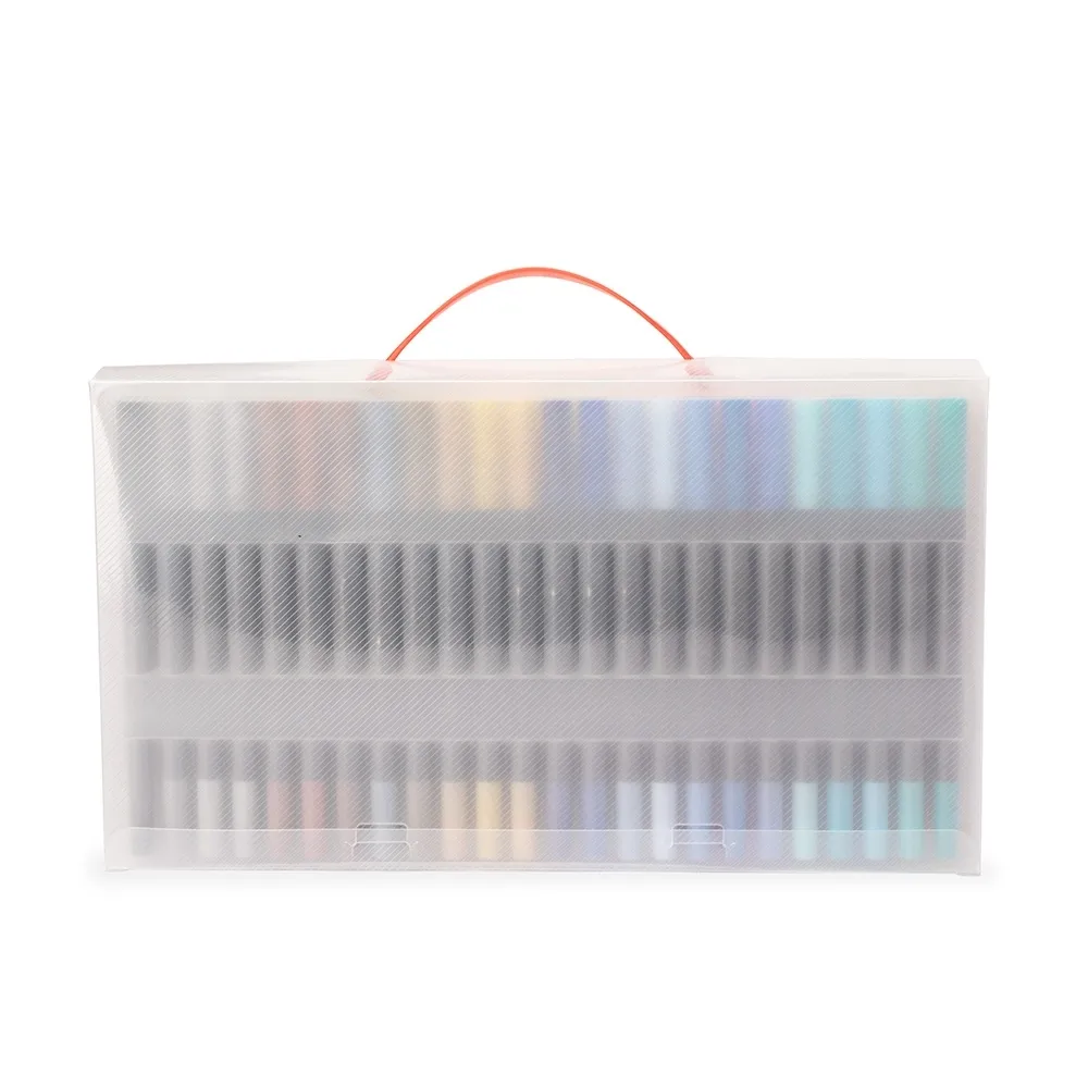 Kit Canetinhas Ponta Dupla 72 Cores