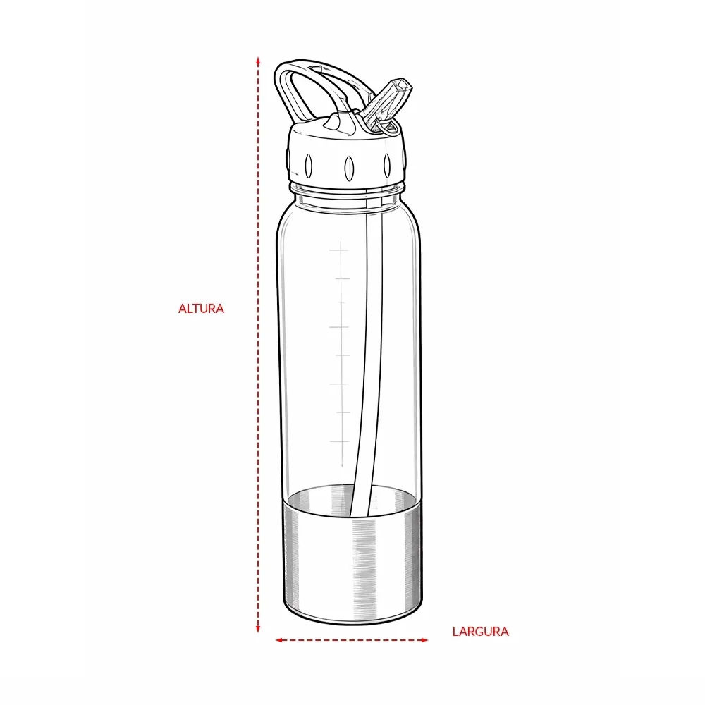 Squeeze Plástico 750ml