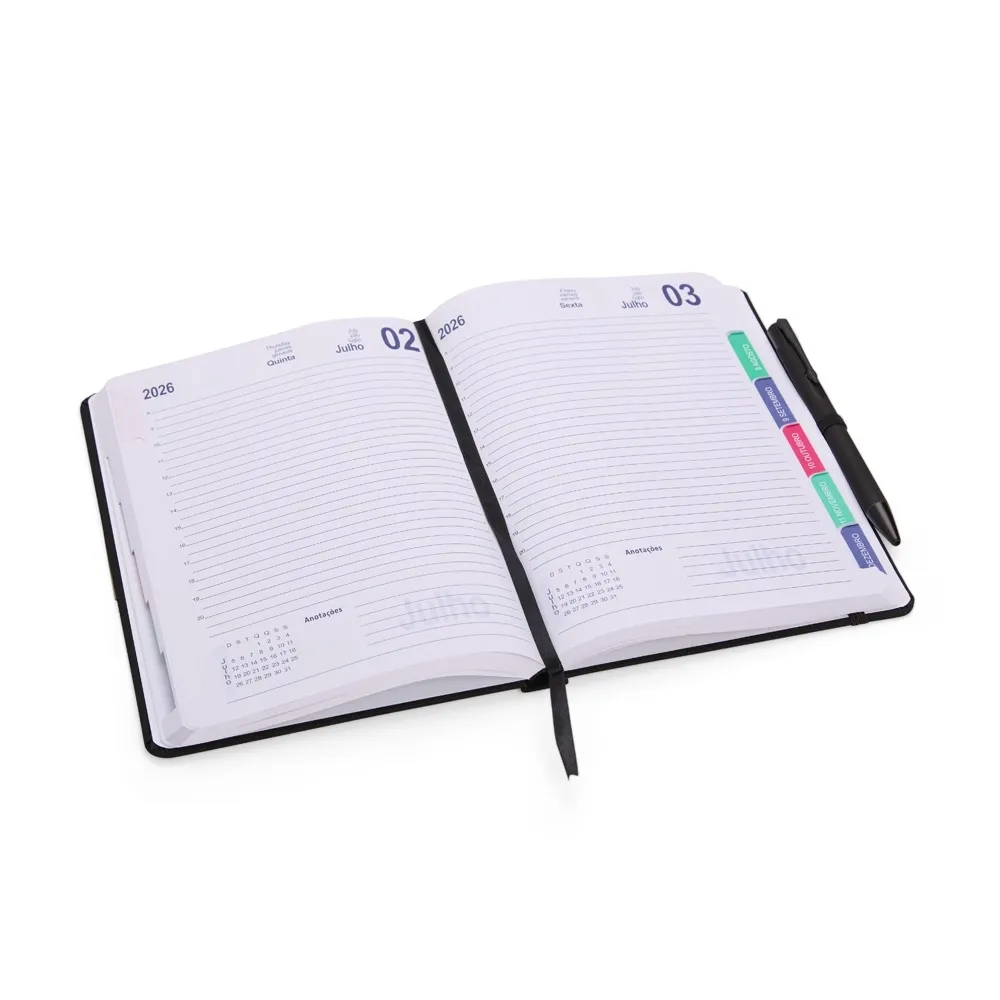 Agenda Diária 2026 Linho