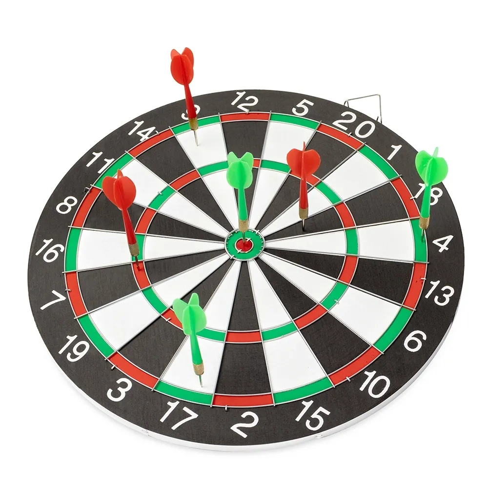 Jogo de Dardos com Alvo Dupla Face