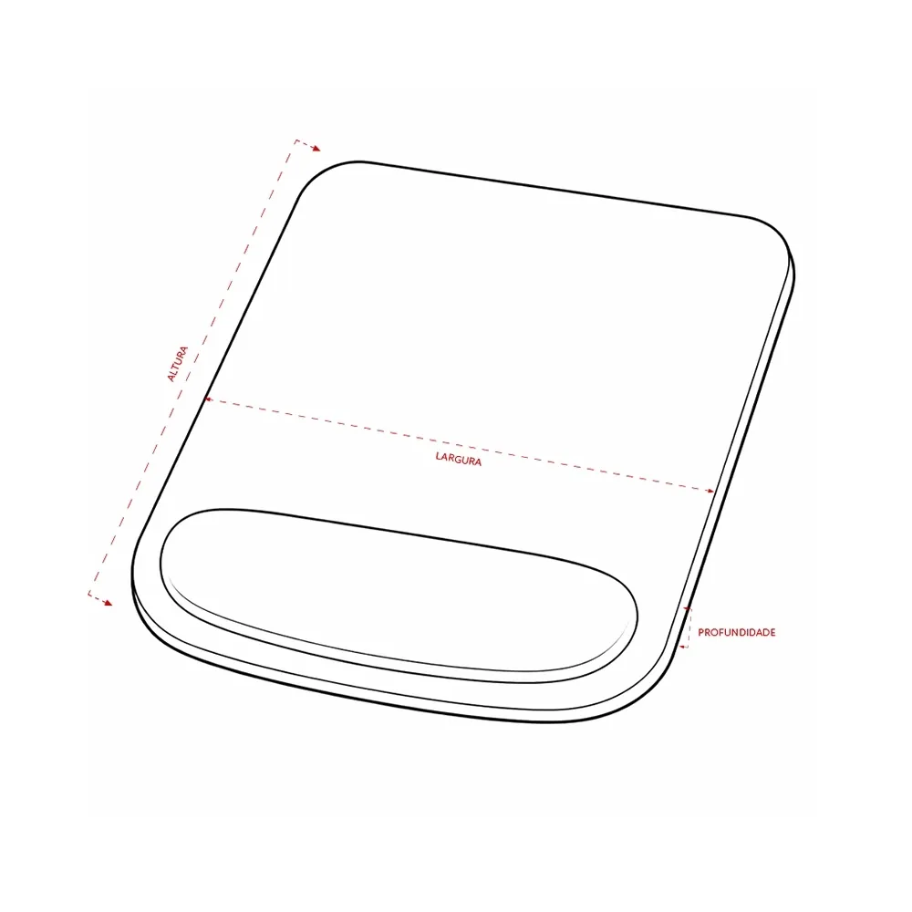 Mouse Pad Ergonômico