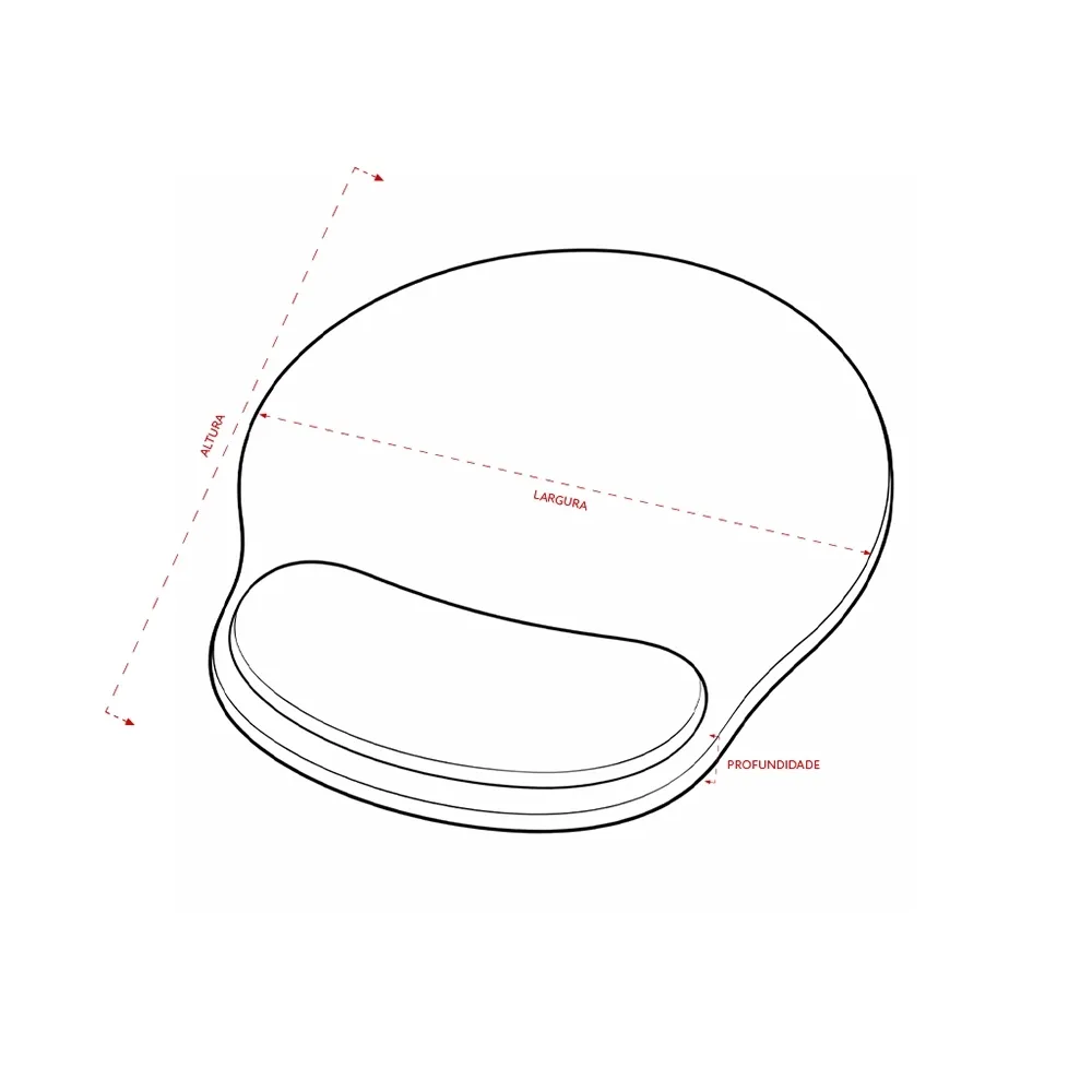 Mouse Pad Ergonômico