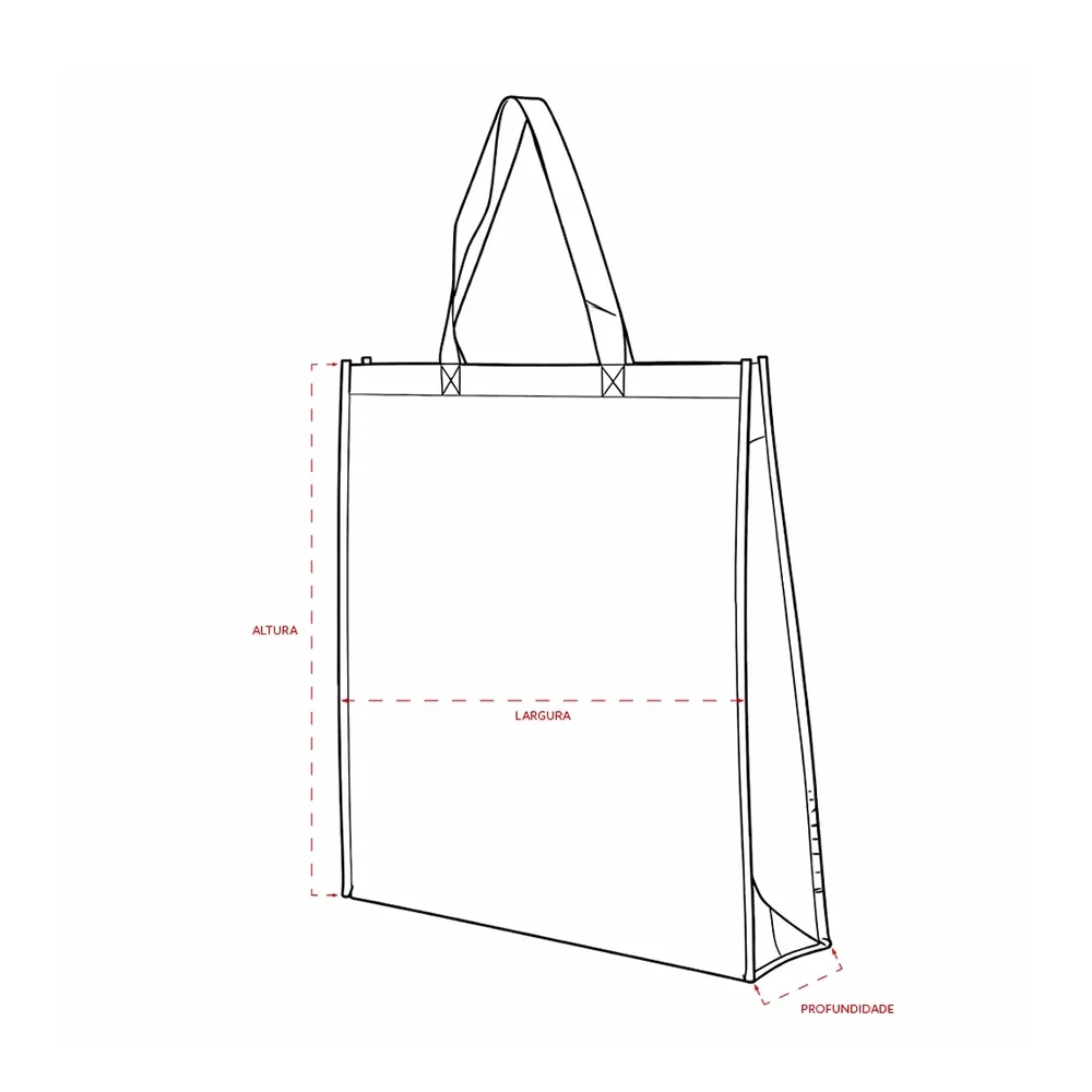 Sacola TNT Metalizado