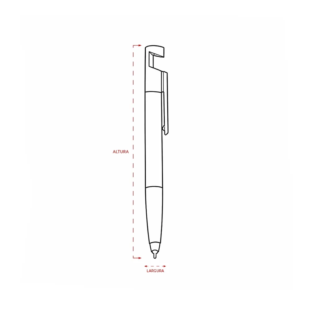 Caneta Plástica Multifunções