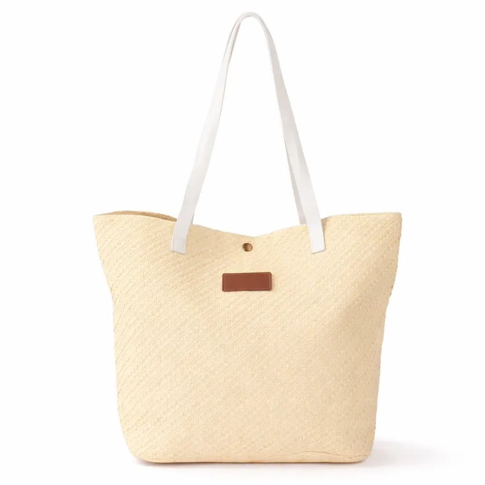 Bolsa Palha Trançada 