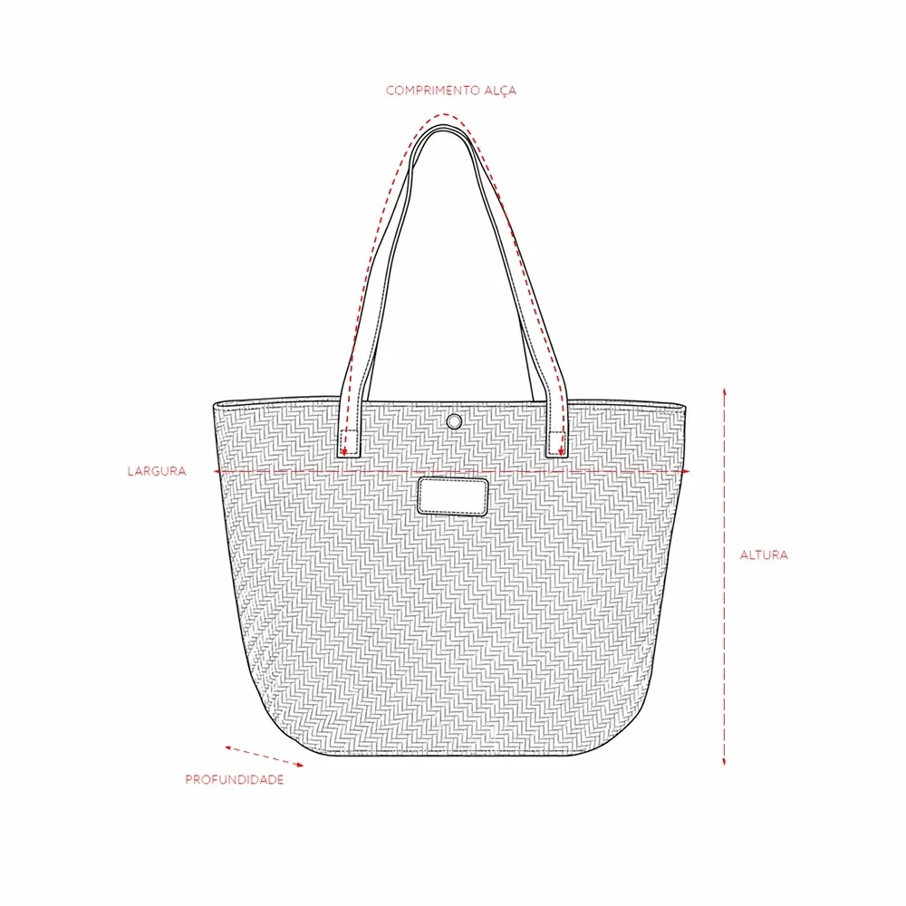 Bolsa Palha Trançada 