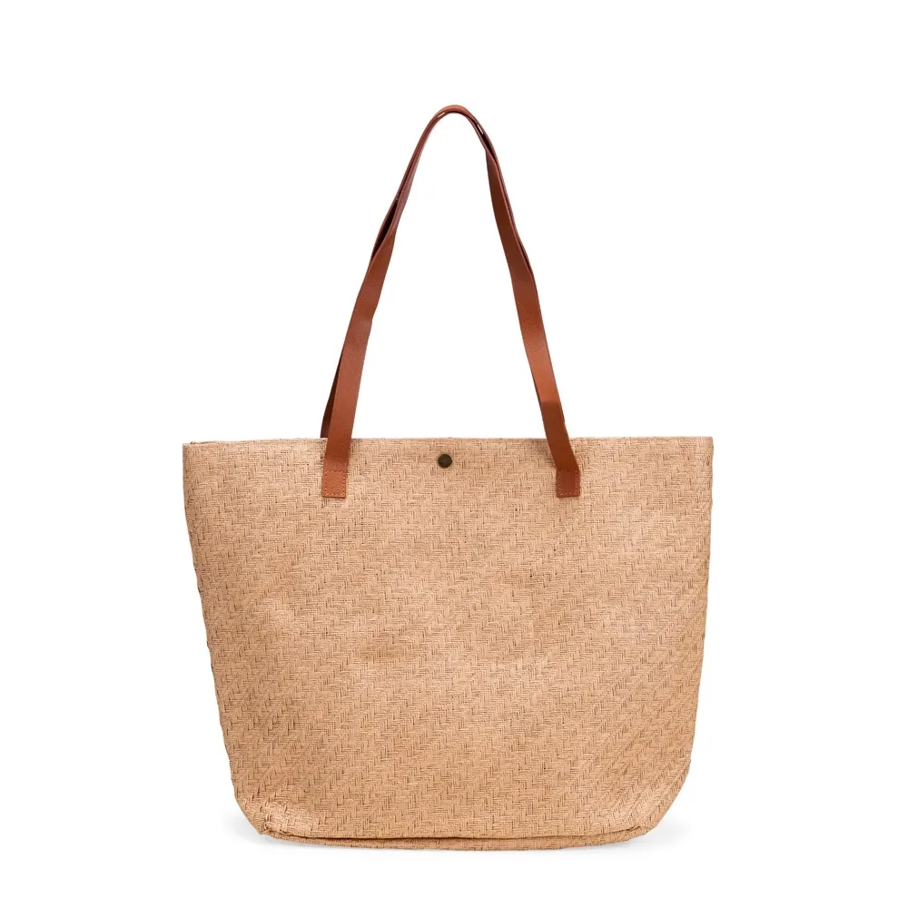 Bolsa Palha Trançada 