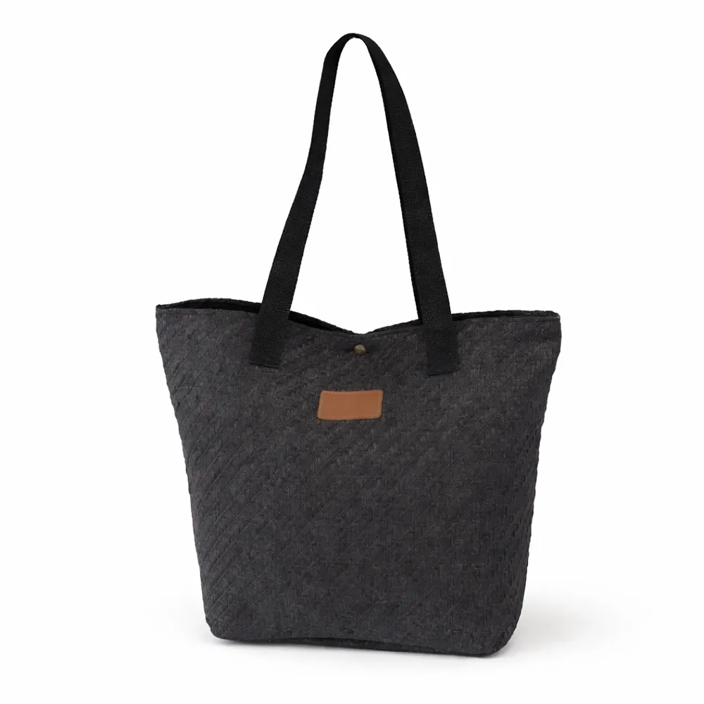 Bolsa Palha Trançada 