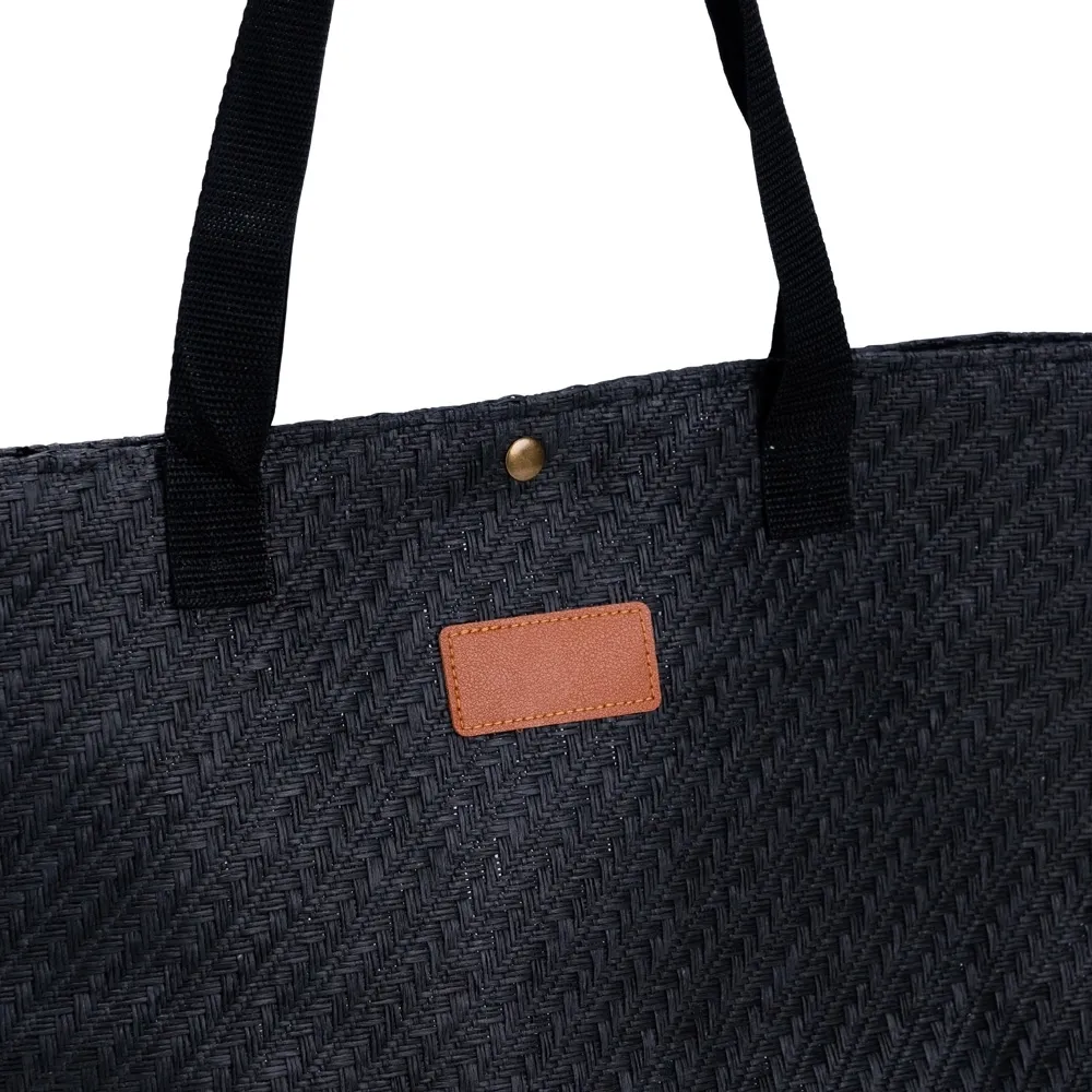 Bolsa Palha Trançada 