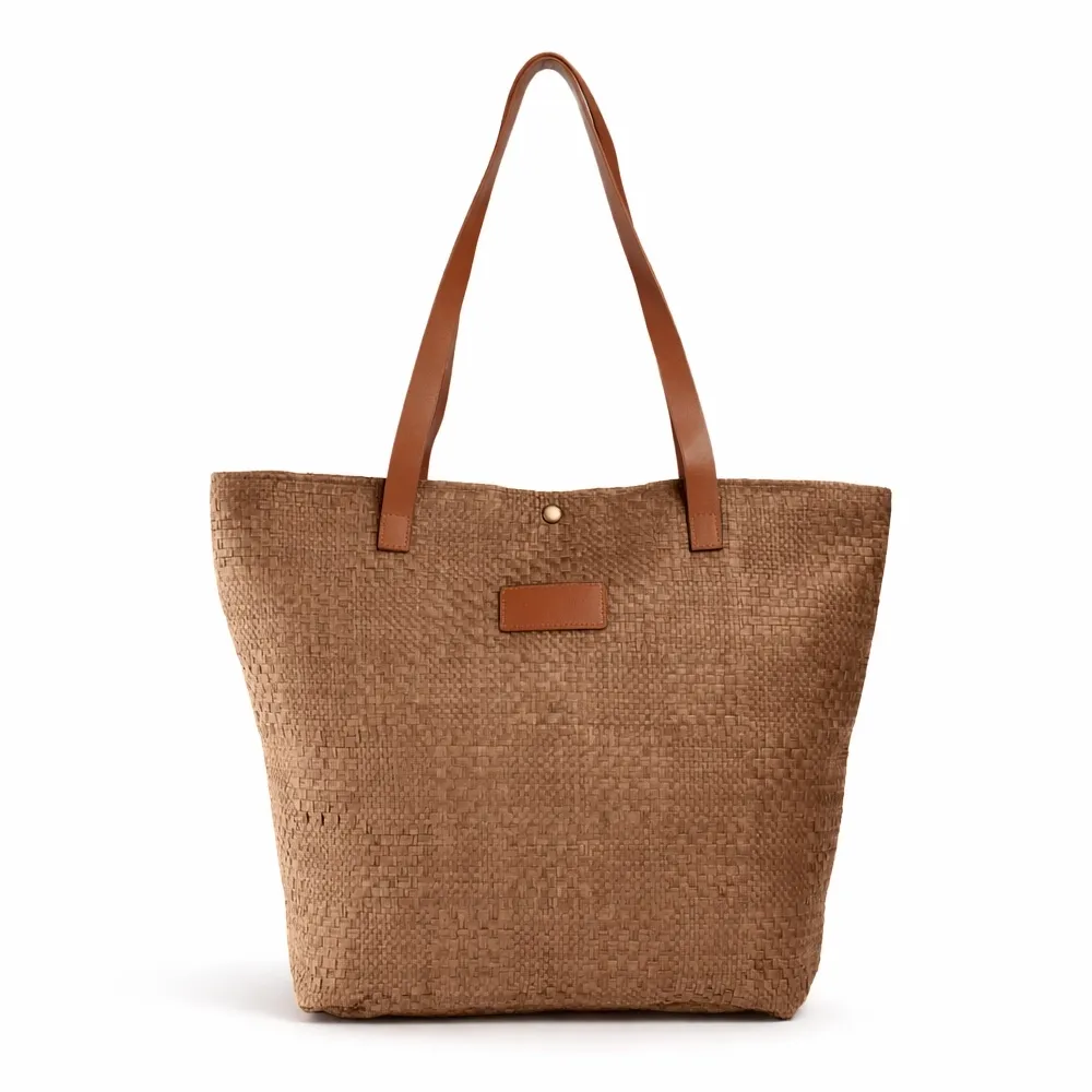 Bolsa Palha Trançada -09177B