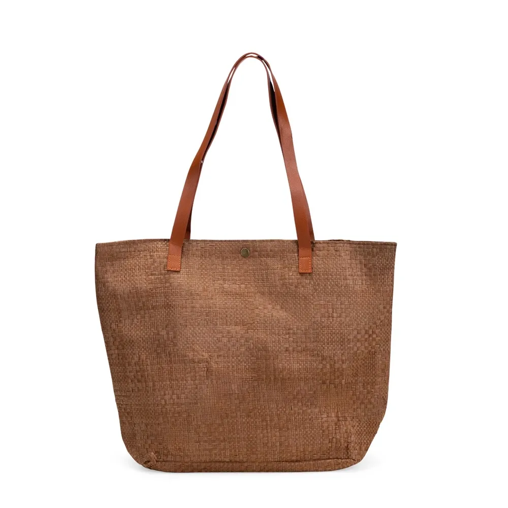Bolsa Palha Trançada 